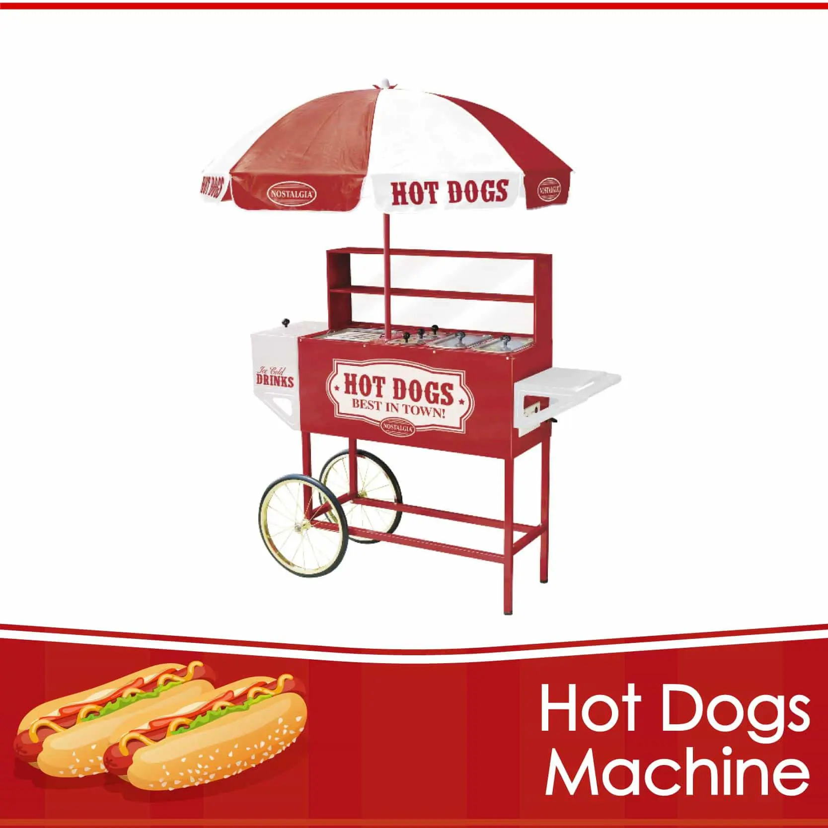 Hot Dog Machine Rental in NY
