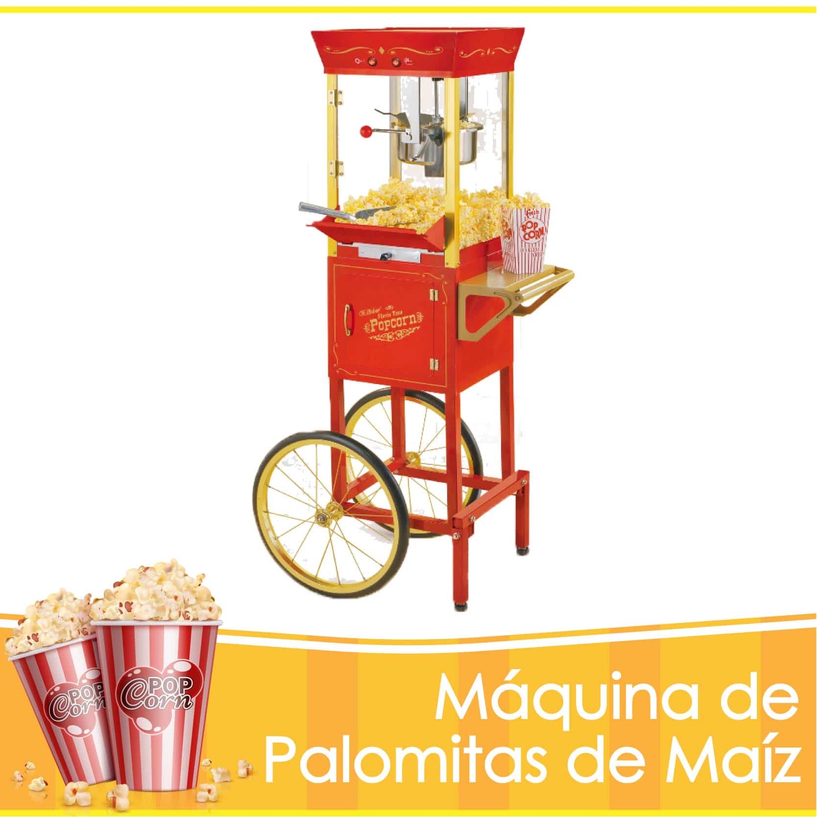 Renta de maquina de popcorn