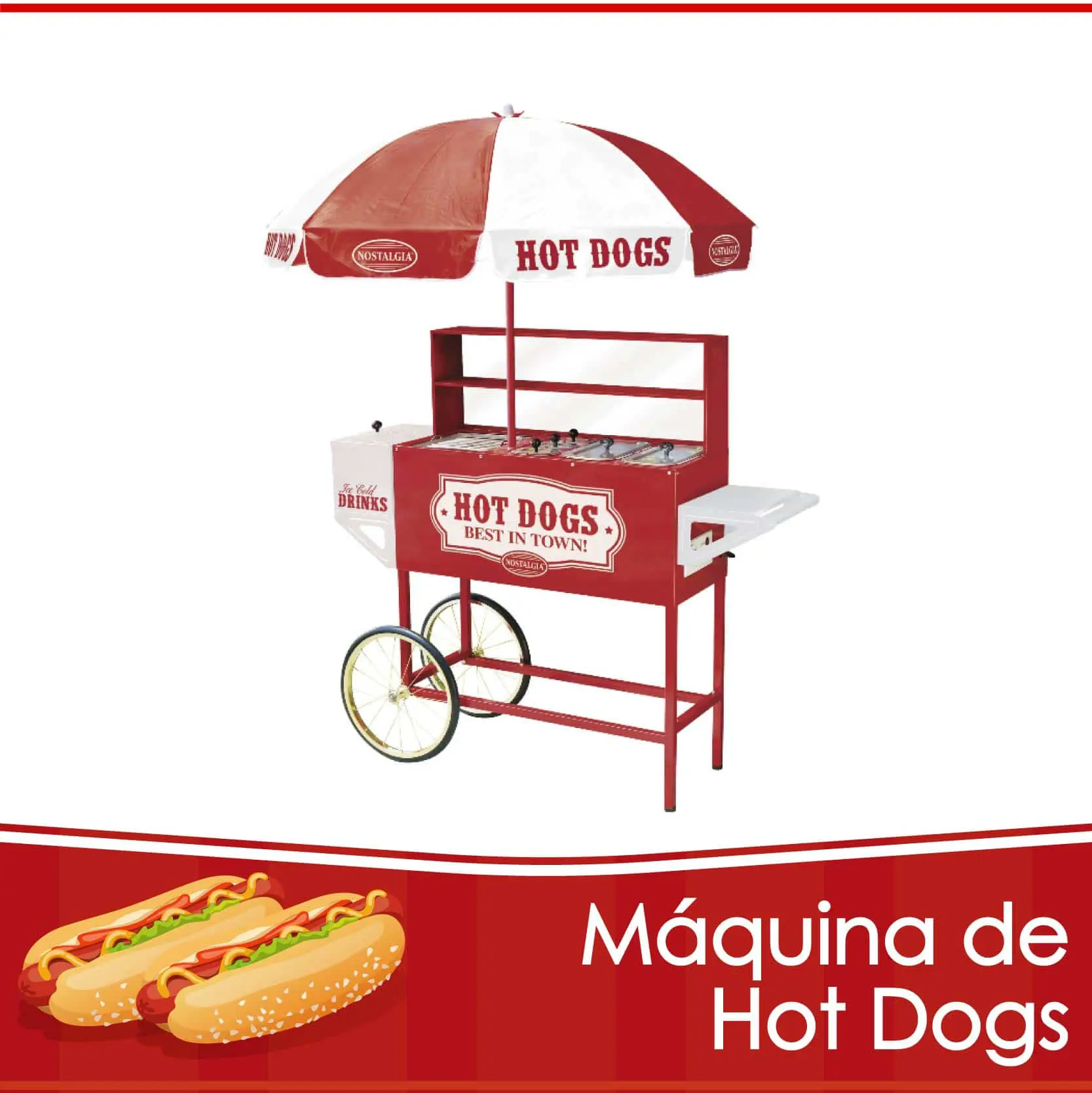 Renta de maquina de hot dogs