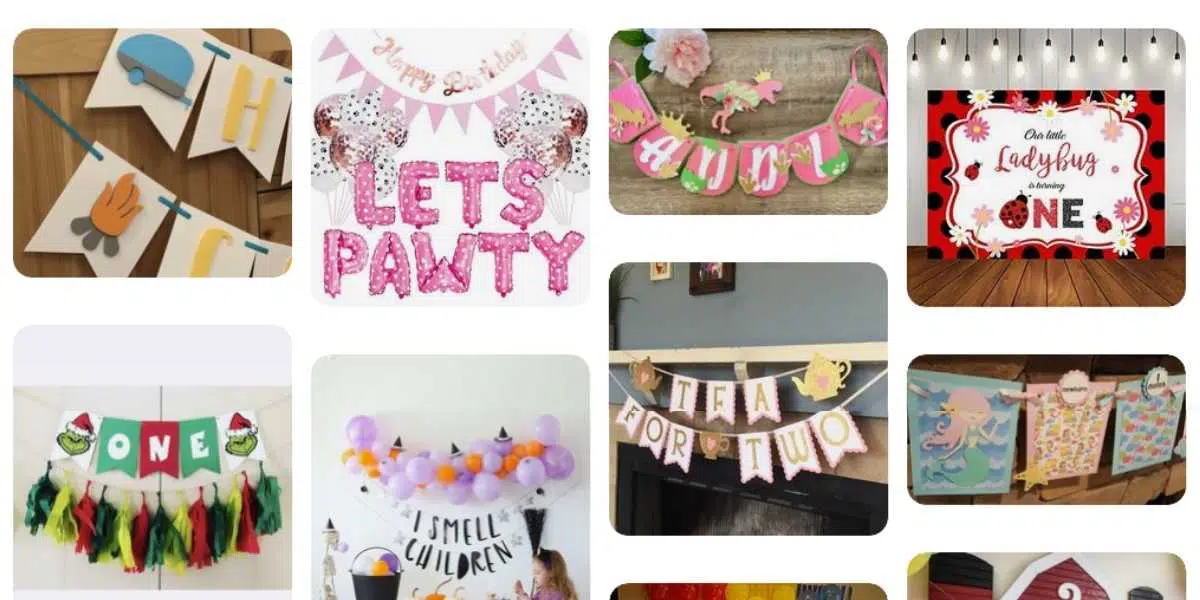 simple decorations to organize a birthday party in school